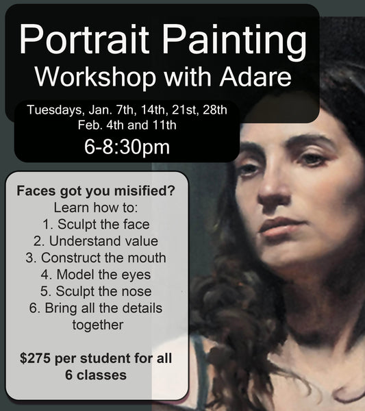 Portrait Painting Workshop with Adare