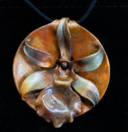 Copper Orchid Pendant | Gaige Qualmann