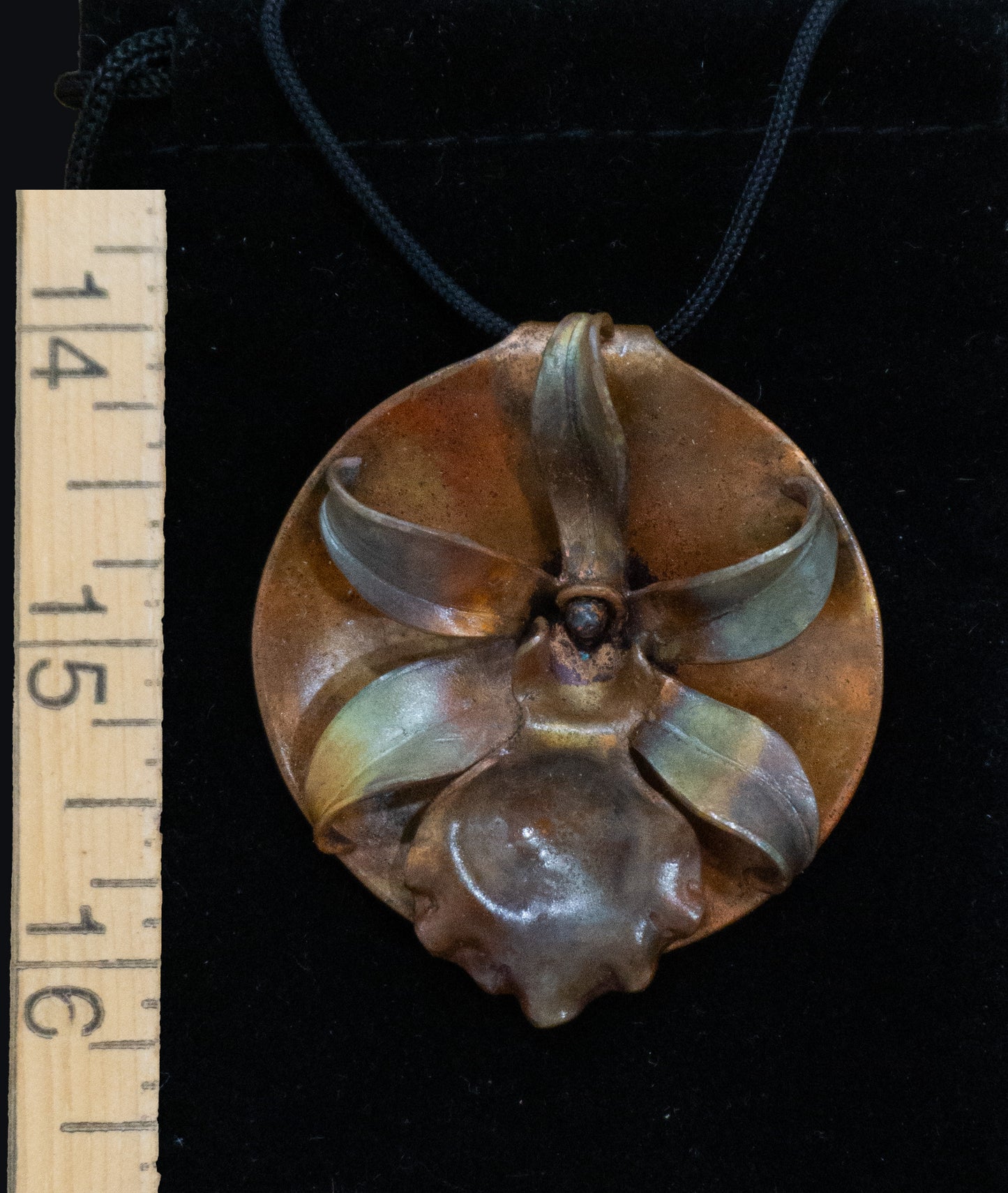 Copper Orchid Pendant | Gaige Qualmann